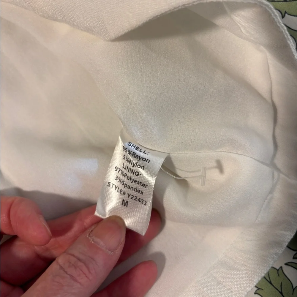 DO+BE White Sleeveless Faux Crossover Mini Dress (fits like a S) - Picture 11 of 12